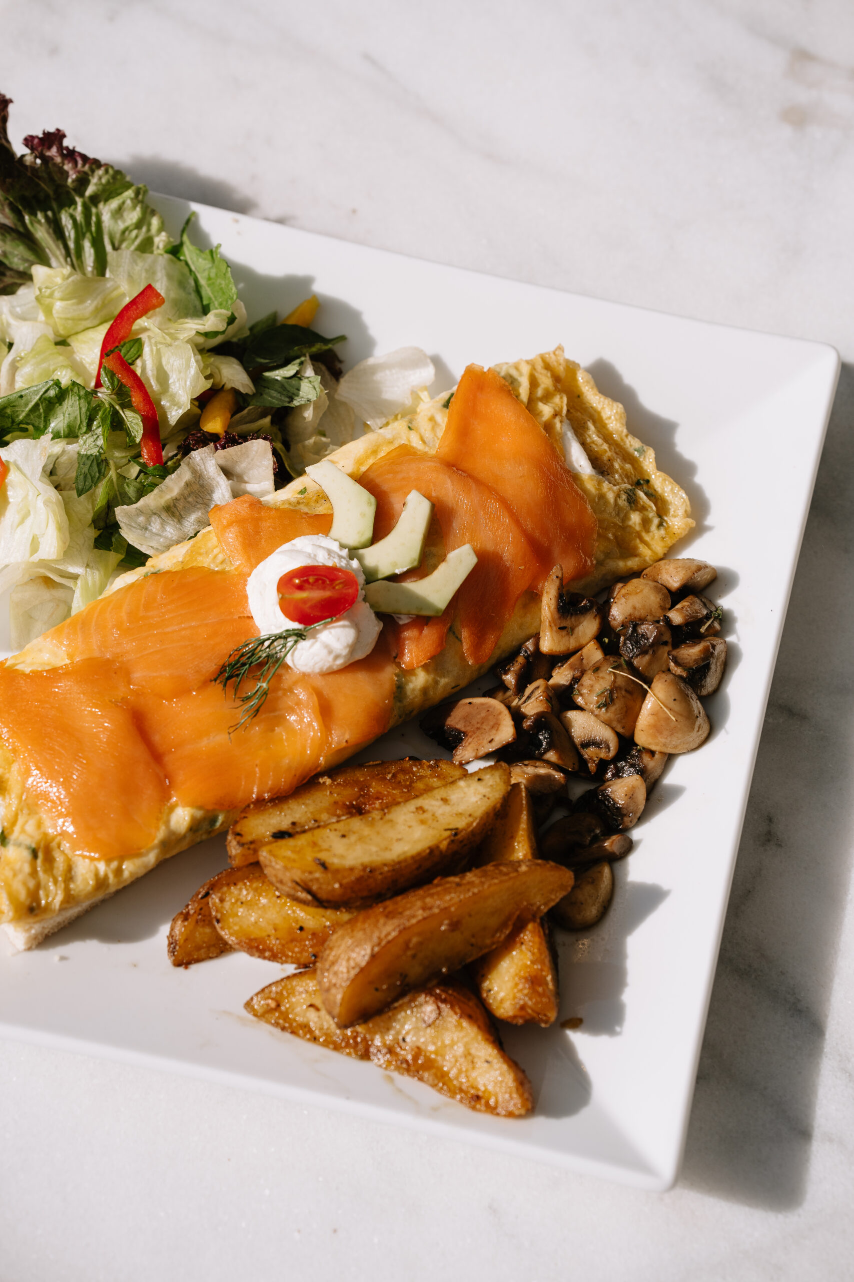 SALMON OMELETTE